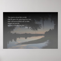 John-3:16 Schrifts-Plakat