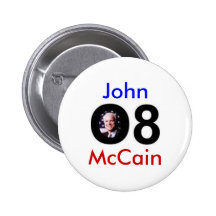 John McCain 2008 Anstecknadel