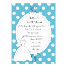 Joli croquis de robe invitations personnalisées