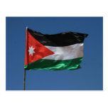 Jordanien-Flagge Postkarten