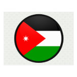 Jordanien-Qualität Flaggen-Kreis Postkarten