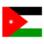 Jordanien-Qualitäts-Flagge Postkarten