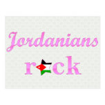 Jordanier-Felsen - niedliches Rosa Postkarte