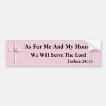 Joshua-24:15 Autoaufkleber