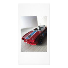 Jouet fait sur commande de voiture ! cartes de vœux avec photo