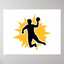 Joueur de Dodgeball Affiche