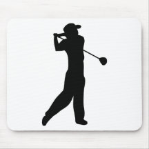 joueur de golf tapis de souris