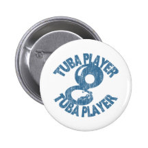 Joueur de tuba badge