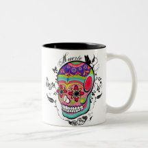 Jour de Muerte de la tasse morte d'illustration