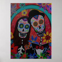 Jour des couples morts de mariage posters