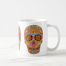 Jour du mort/de Dia de los Muertos Tasse