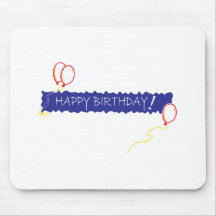 Joyeux anniversaire tapis de souris