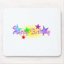 Joyeux anniversaire tapis de souris