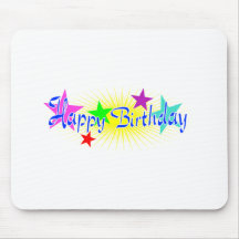Joyeux anniversaire tapis de souris
