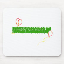 Joyeux anniversaire tapis de souris