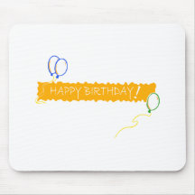 Joyeux anniversaire tapis de souris