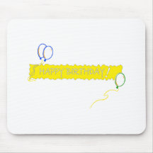 Joyeux anniversaire tapis de souris