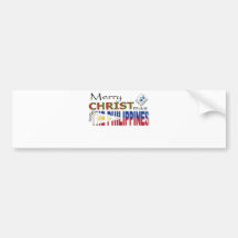 Joyeux Noël des Philippines Adhésif Pour Voiture