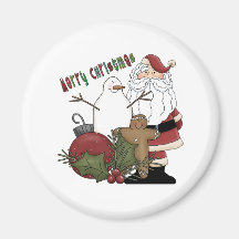 Joyeux Noël Père Noël Aimants