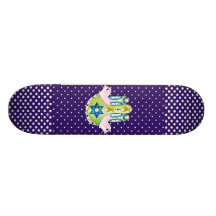 Judaica de Hamsa Skateboard