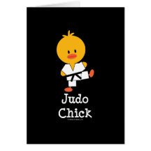 Judo-Küken-Gruß-Karten