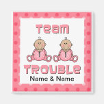 Jumelles de fille magnets
