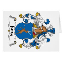 Jung Family Crest Greeting Cards