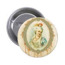 Junges Marie Antoinette Porträt Anstecknadelbuttons