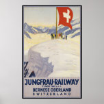 Jungfrau-Eisenbahn Bernese oberland Plakatdrucke