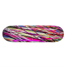 jungle urbaine planches à roulettes customisées