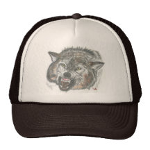 Juste le loup, chapeau de camionneur casquettes de camionneur
