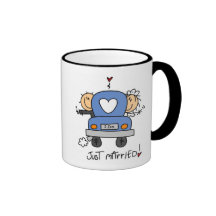 Juste T-shirts et cadeaux mariés de jeunes mariés Tasse À Café