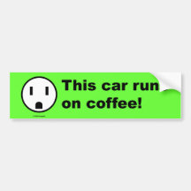 Kaffee-Power - Stoßaufkleber Auto Aufkleber