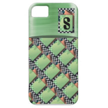 Kaffee Shoppe mit Monogramm iPhone 5 Etui