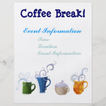 Kaffee-Zeit Flyerbedruckung
