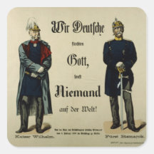 Kaiser Wilhelm I und Prinz Bismarck Sticker