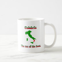 Kalabrien die Zehe des Stiefels Kaffee Haferl