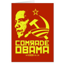 Kamerad Obama Grußkarte