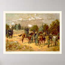 Kampf von Chattanooga durch L. Prang & Company 188 Plakatdruck