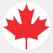 Kanada Runde Sticker