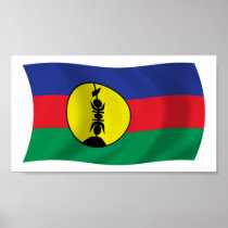 Kanak Leute-Flaggen-Plakat-Druck