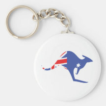 kangourou australien porte-clés