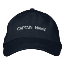 KAPITÄN NAME HAT BESTICKTE BASEBALLMÜTZEN
