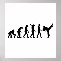 Karaté d'évolution kickboxing posters
