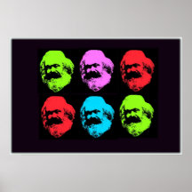 Karl- Marxcollage Posterdrucke