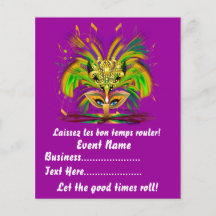 Karneval-Königin 4,5" x 5,6" Ansicht-Anmerkungen g Bedruckte Flyer