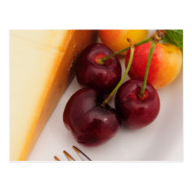 Käsekuchen mit Frucht Postkarten