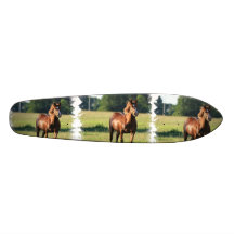 Kastanien-PferdeSkateboard Individuelles Deck