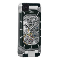 Kasten der Uhr-iphone4 Barely-there