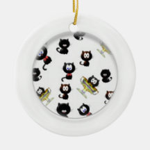 Katzen-Katzen-Katzen Weihnachtsbaum Ornamente